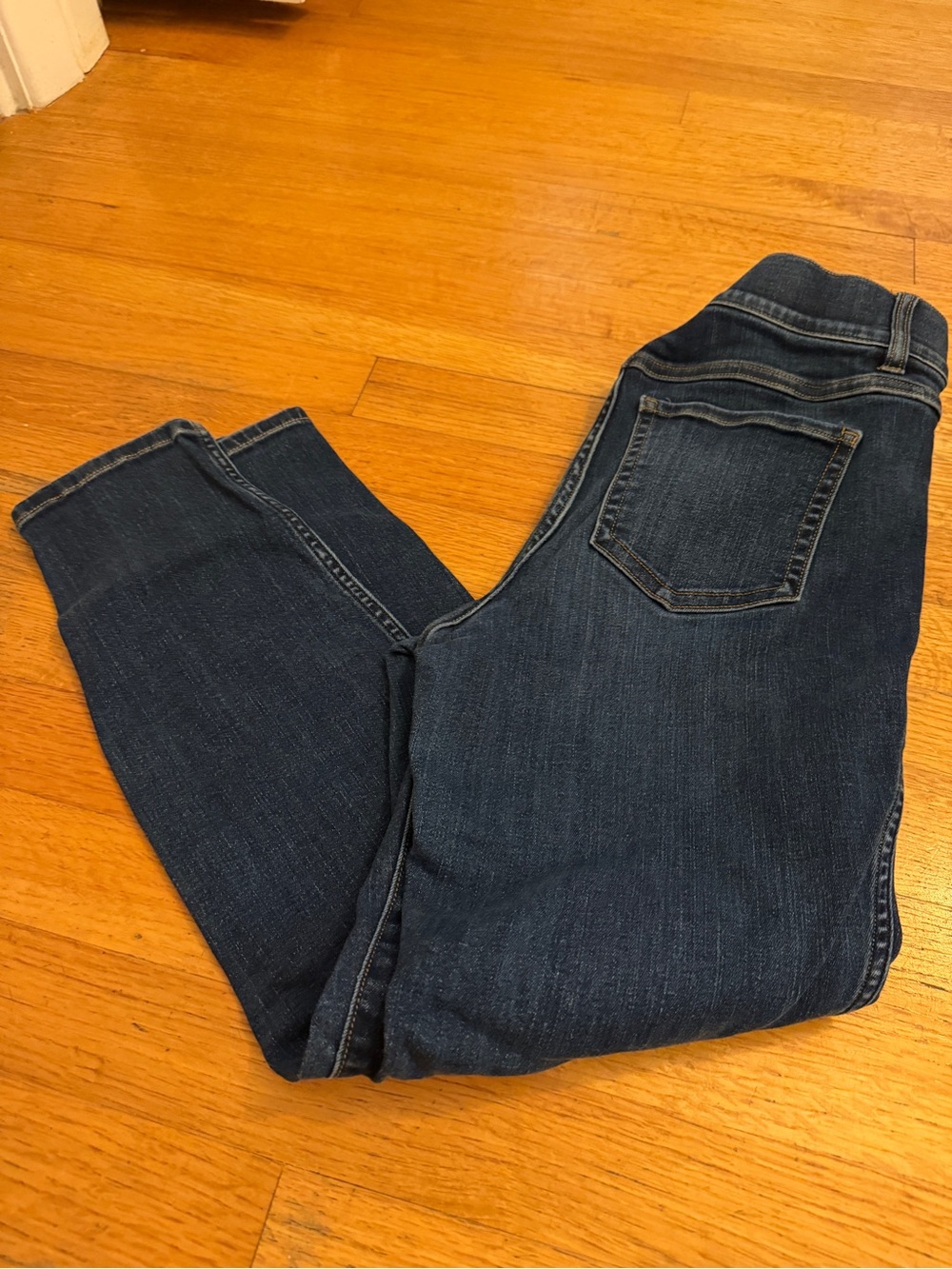 LOFT Dark Indigo Skinny Jeans